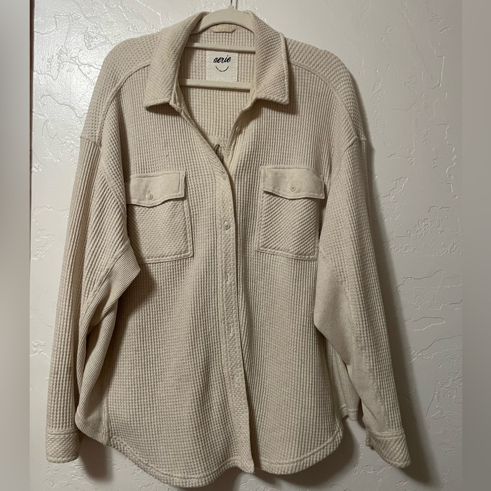 Aerie LumberJane Waffle - Cream